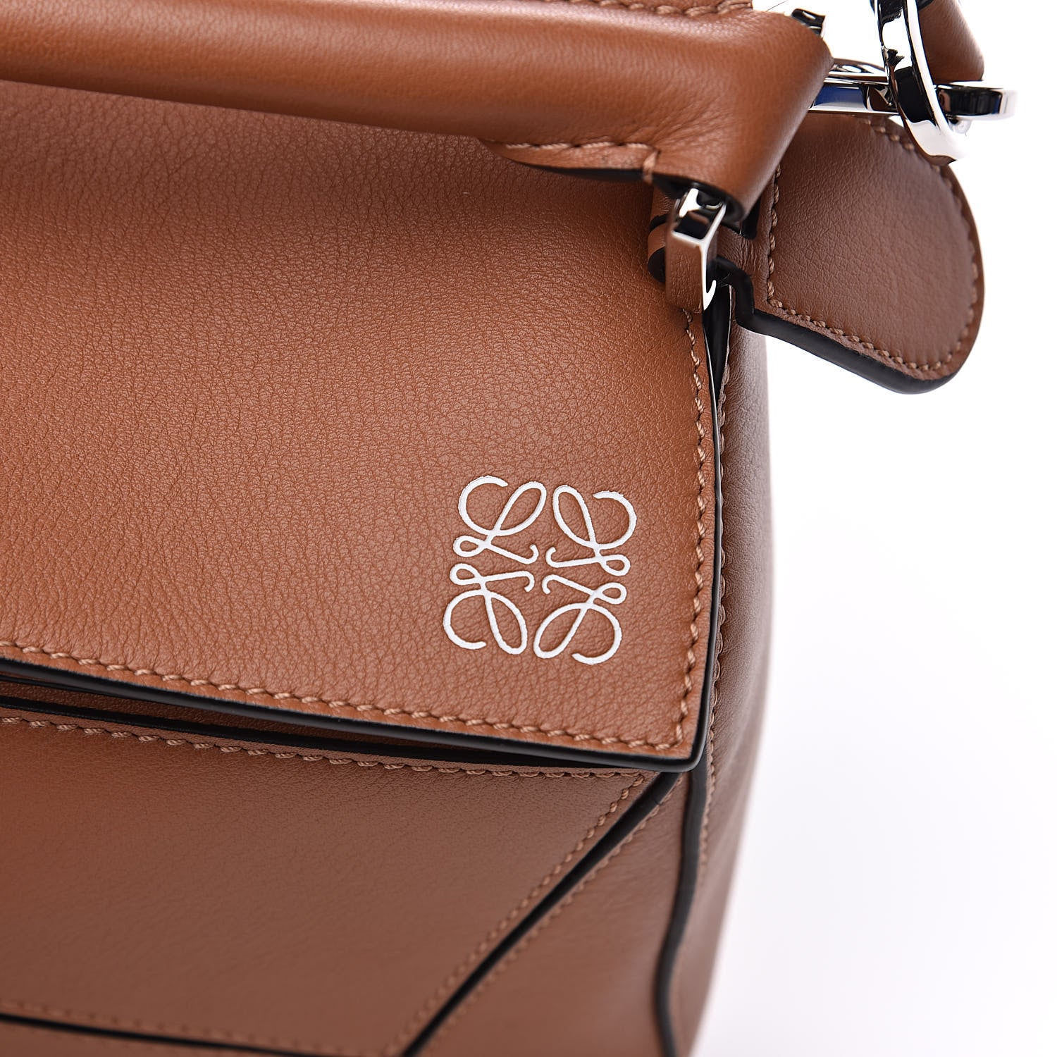 Loewe Calfskin Small Puzzle Bag Tan 7 of 9