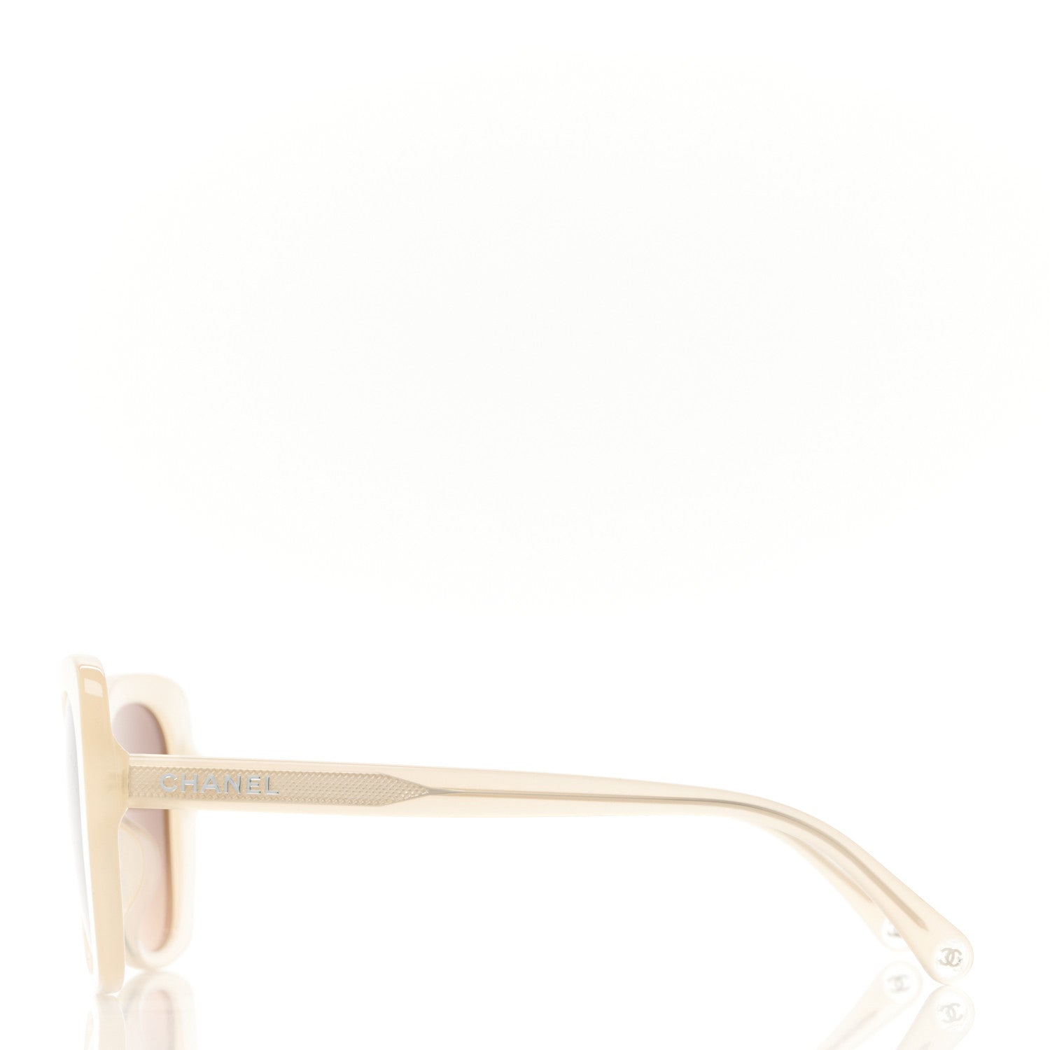 Chanel Acetate Rectangle Sunglasses 5504 Beige 3 of 8