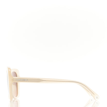 Chanel Acetate Rectangle Sunglasses 5504 Beige 3 of 8