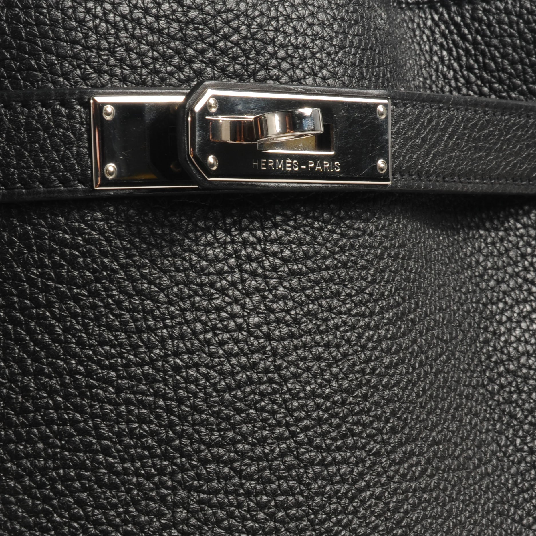 Hermes Taurillon Clemence So Kelly 26 Black 8 of 8