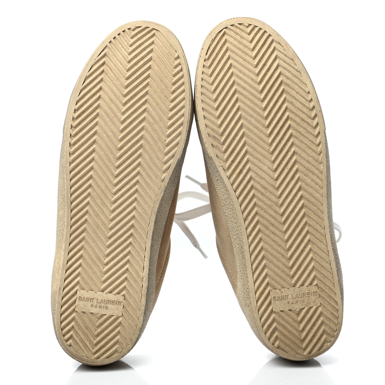Saint Laurent Distressed Suede Womens Court Classic Sneakers 38 Desert 5 of 10