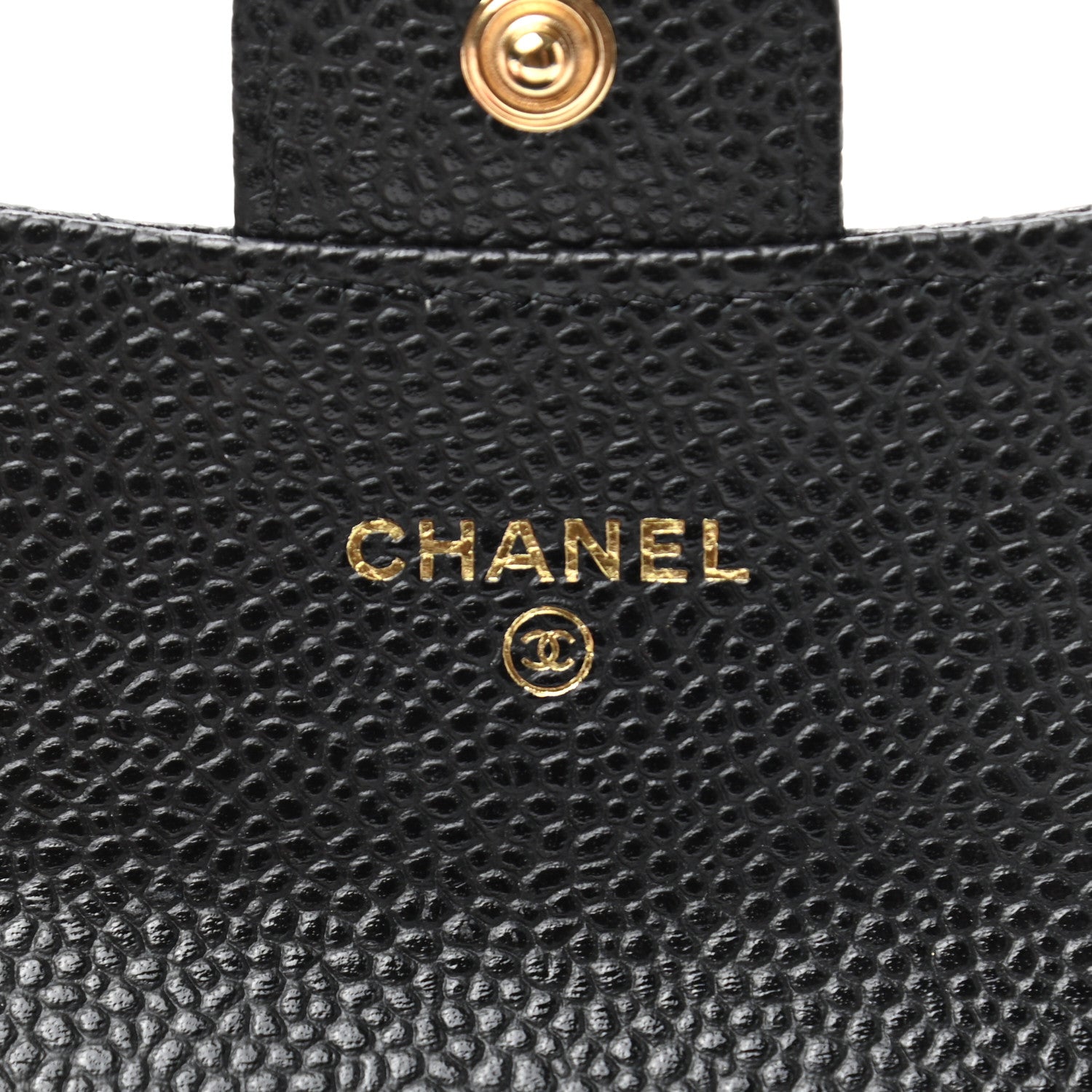 Chanel Caviar Quilted Flap Card Holder Wallet Black 6 of 8