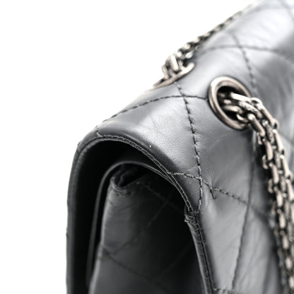 Chanel Aged Calfskin Quilted 2.55 Reissue 227 Flap Dark Grey 11 of 12