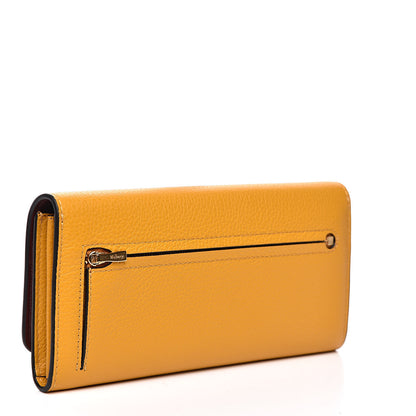 Mulberry Small Classic Grain Continental Wallet Deep Amber 3 of 9