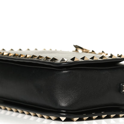 Valentino Garavani Vitello Rockstud Flip Lock Camera Crossbody Bag Black 10 of 12