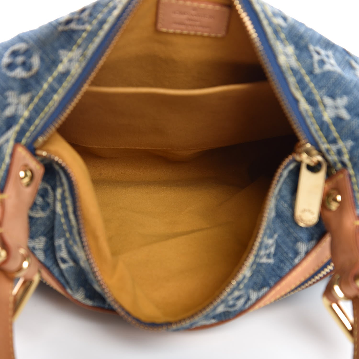 Louis Vuitton Monogram Denim Baggy PM Blue 5 of 7