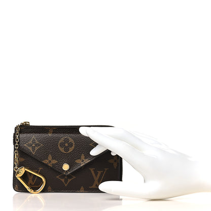 Louis Vuitton Monogram Recto Verso Card Holder Black 2 of 7