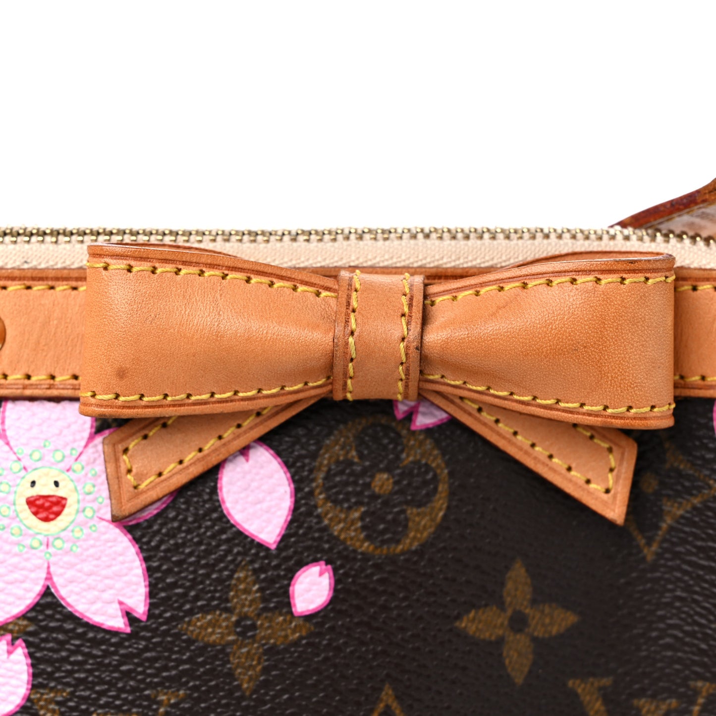 Monogram Cherry Blossom Pochette Accessories Brown