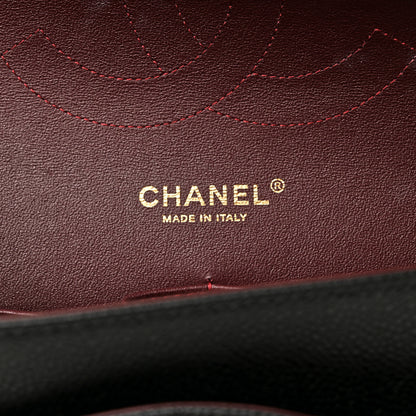Chanel Caviar Quilted Jumbo Double Flap Black 6 of 12