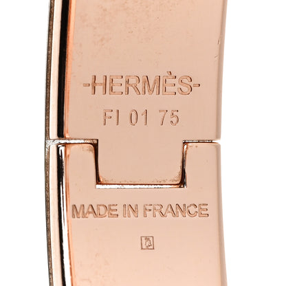 Hermes Enamel Narrow Clic Clac H Bracelet PM Black 4 of 5