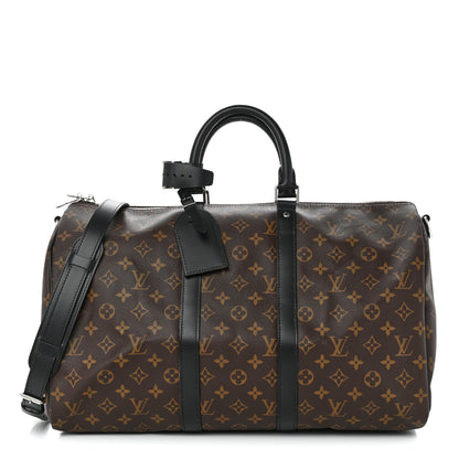 Louis Vuitton Monogram Macassar Keepall Bandouliere 45 1 of 11