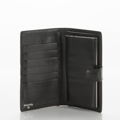 Chanel Caviar Timeless CC French Wallet Dark Brown 5 of 8