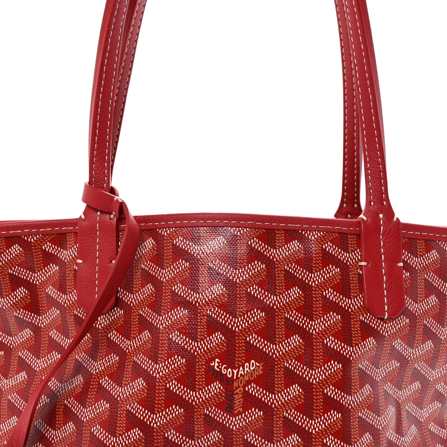 Goyard Goyardine Reversible Mini Anjou Red 8 of 10