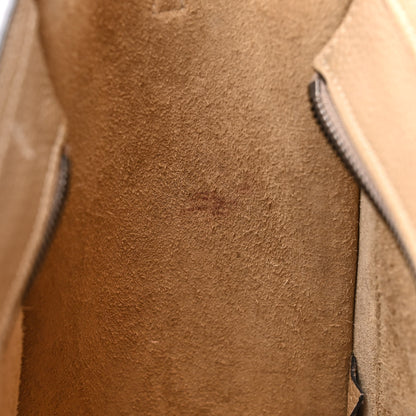 Celine Drummed Calfskin Nano Luggage Dune 10 of 17