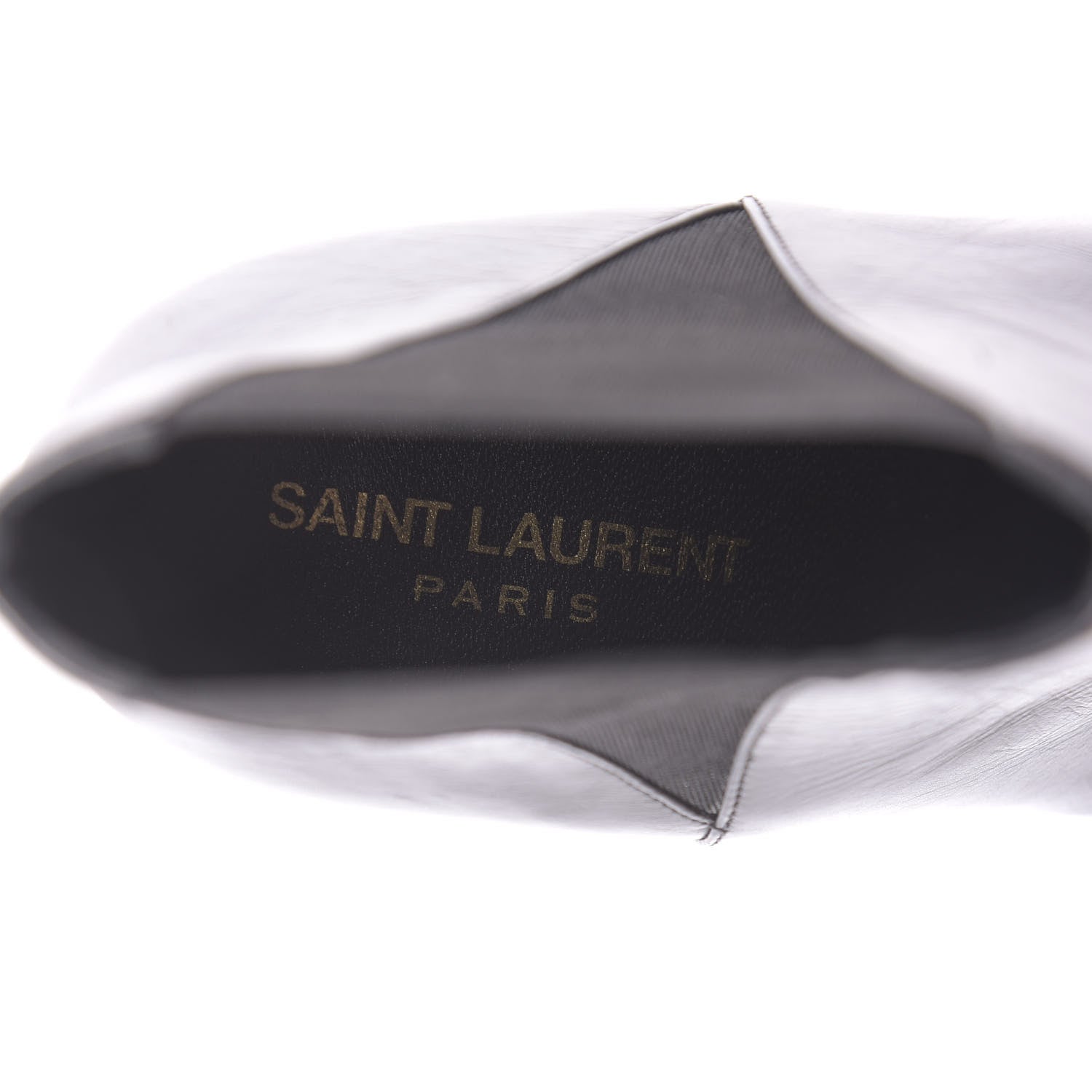 Saint Laurent Calfskin Kiki Chelsea Booties 37 Black 8 of 10