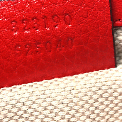 Gucci Pebbled Calfskin Small Soho Flap Crossbody Red 7 of 11
