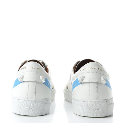 Givenchy Calfskin Logo Tape Womens Urban Street Sneakers 41 White 6 of 10
