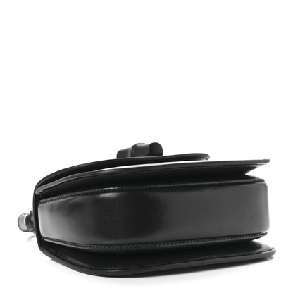 Gucci Boarded Dyana Lux Calfskin Web Monochrome Mini Bamboo 1947 Top Handle Bag Black 4 of 8