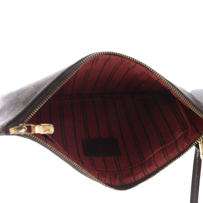 Louis Vuitton Damier Ebene Neverfull MM GM Pochette 5 of 6