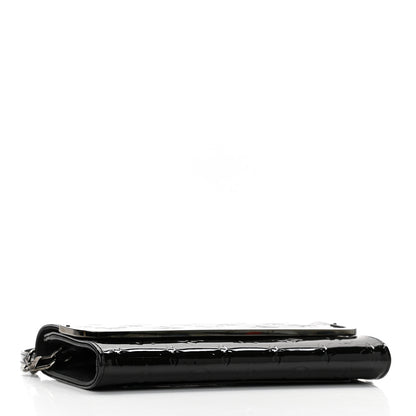 Louis Vuitton Vernis Rossmore MM Noir Magnetique 4 of 11