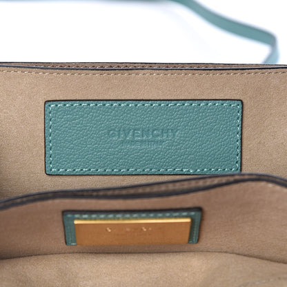 Givenchy Sugar Goatskin Small GV3 Shoulder Bag Light Blue Tan 6 of 9
