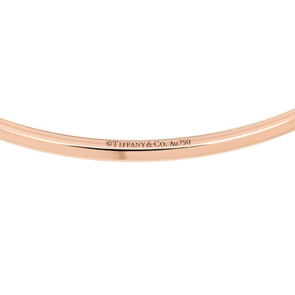 Tiffany 18K Rose Gold Gray Moonstone 8mm HardWear Ball Bypass Bracelet 3 of 4