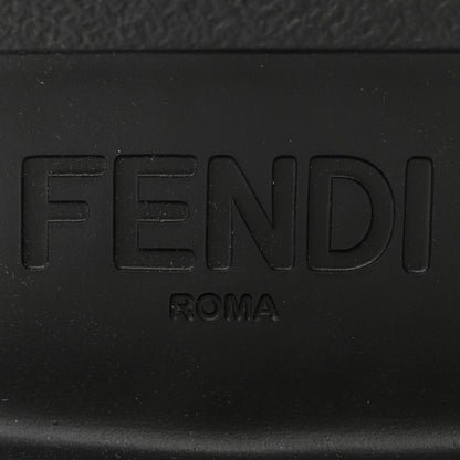 Fendi Vitello Abrasivato Fendigraphy 50mm Biker Boots 38.5 Black 6 of 11