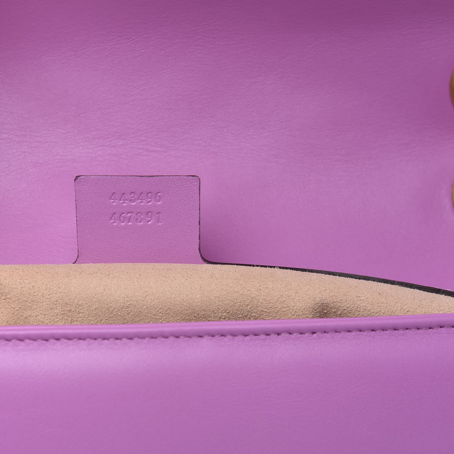 Gucci Calfskin Matelasse Medium GG Marmont Shoulder Bag Candy Mousse 7 of 10