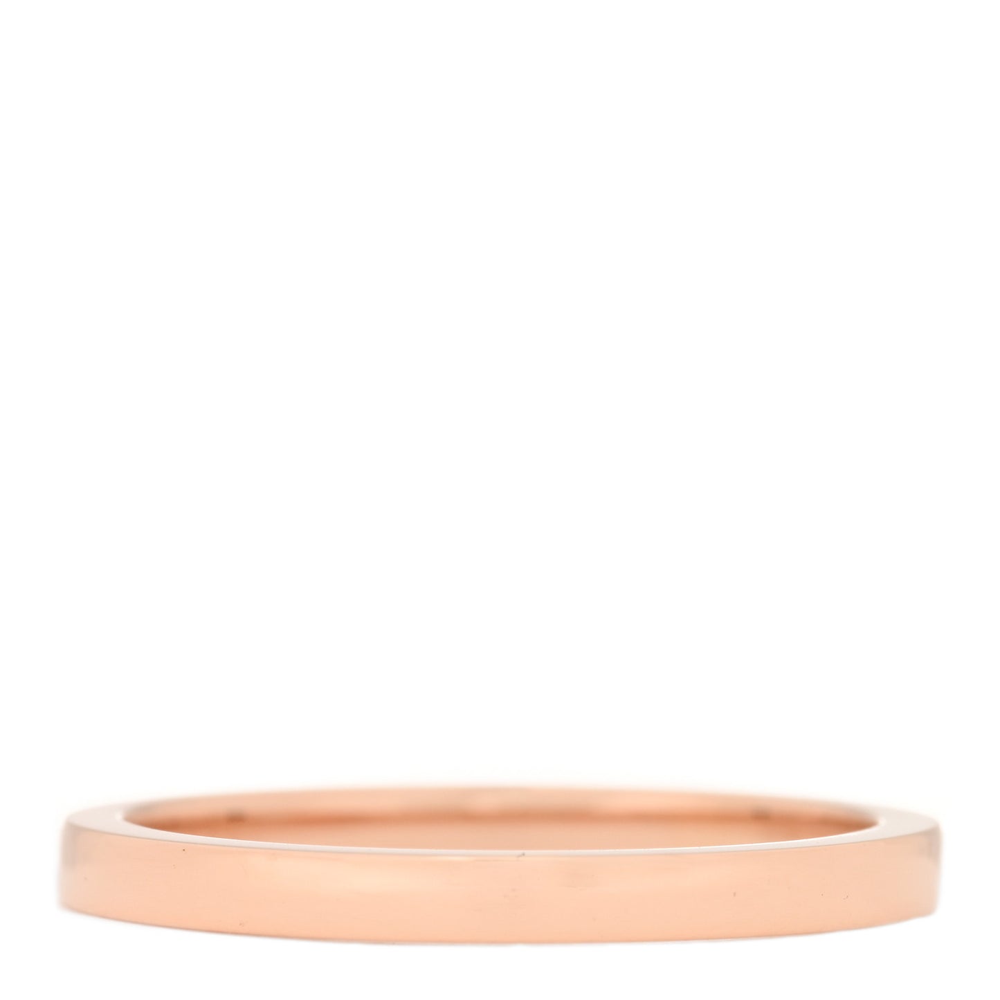 18K Rose Gold 2mm Wedding Band Ring 53 6.5