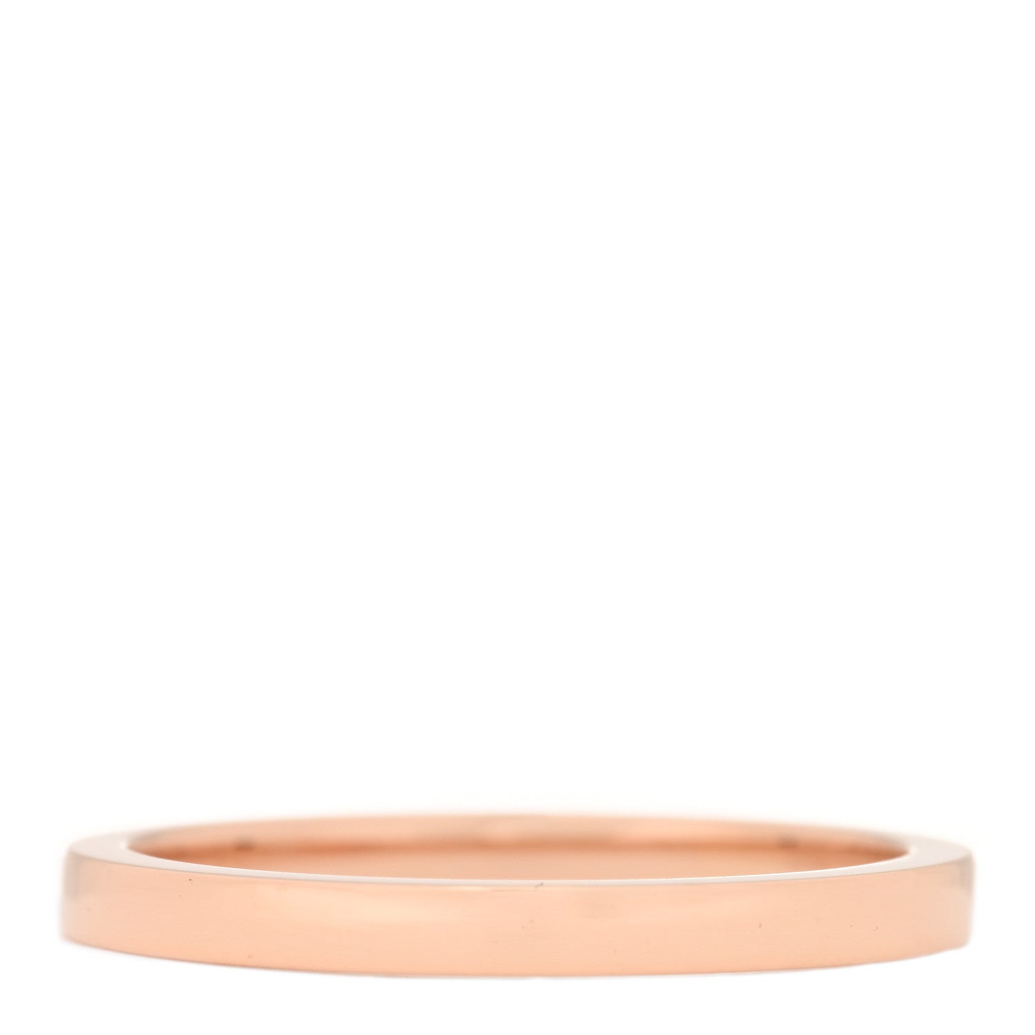 Tiffany 18K Rose Gold 2mm Wedding Band Ring 53 6.5 3 of 4