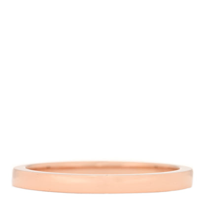 Tiffany 18K Rose Gold 2mm Wedding Band Ring 53 6.5 3 of 4