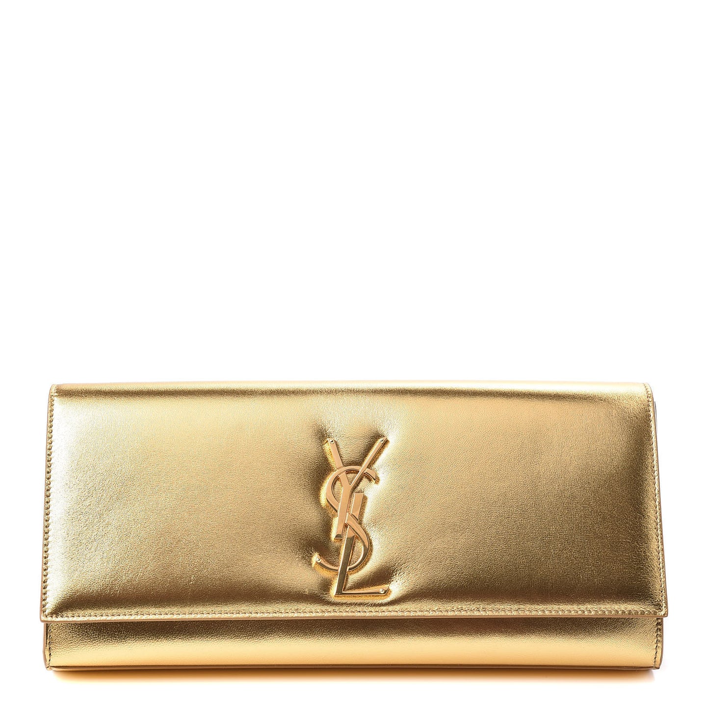 Metallic Calfskin Monogram Cassandre Clutch Ciad