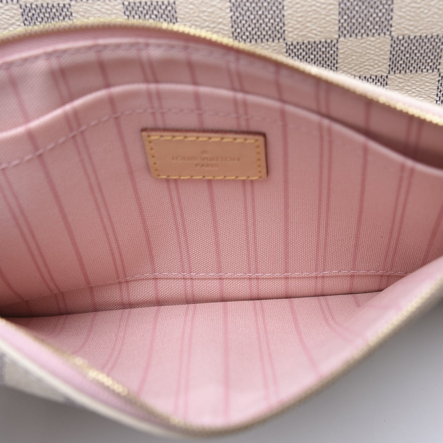 Damier Azur Neo Neverfull GM Rose Ballerine