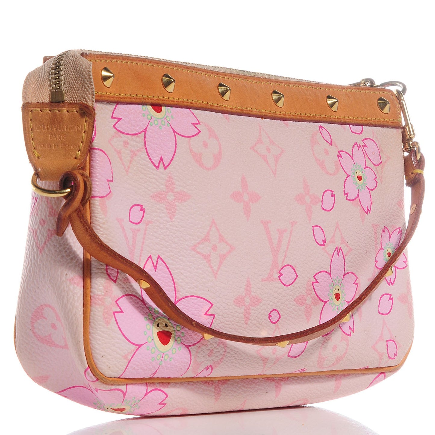 Monogram Cherry Blossom Pochette Accessories Pink
