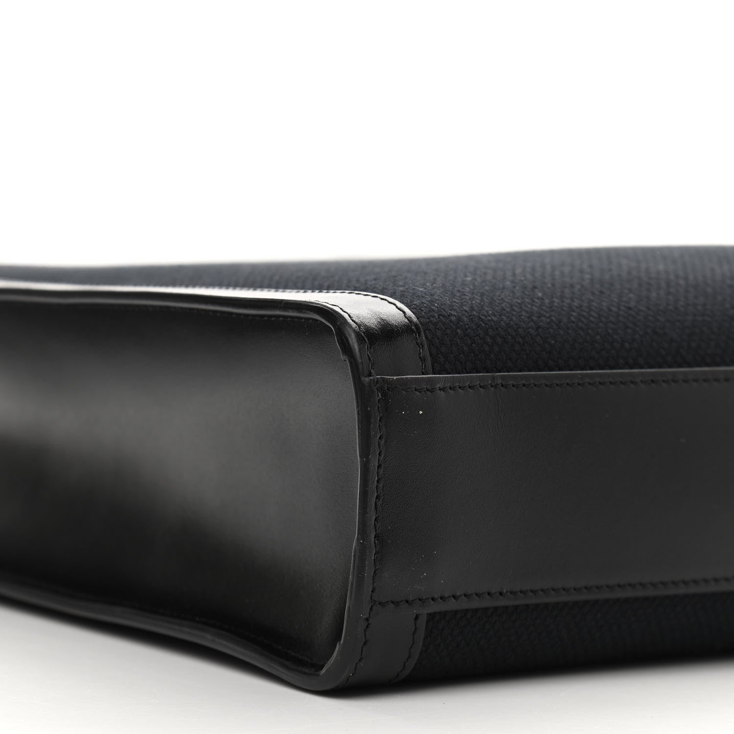 Celine Canvas Calfskin Small Vertical Cabas Black 9 of 12