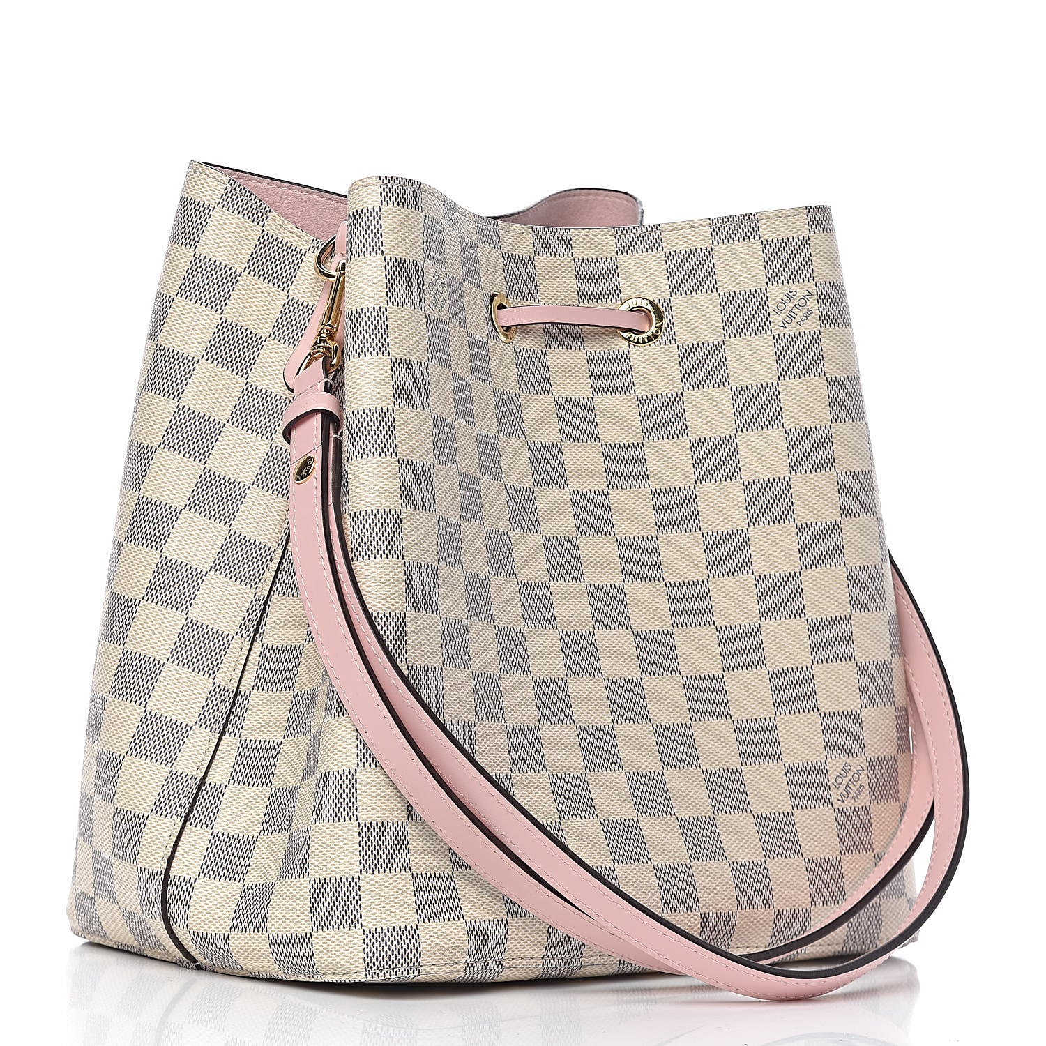 Louis Vuitton Damier Azur Neonoe MM Eau De Rose 3 of 11
