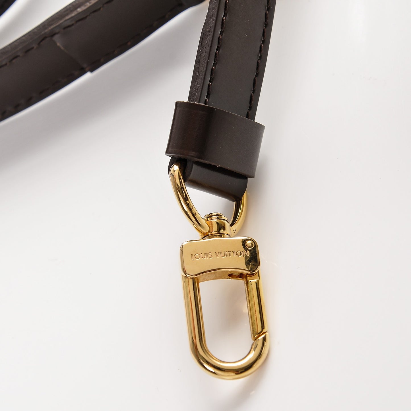 Calfskin Adjustable Speedy Bandouliere Shoulder Strap Brown