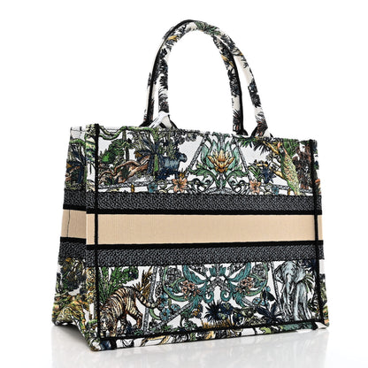 Christian Dior Canvas Embroidered Medium Etoile de Voyage Book Tote Multicolor 3 of 10