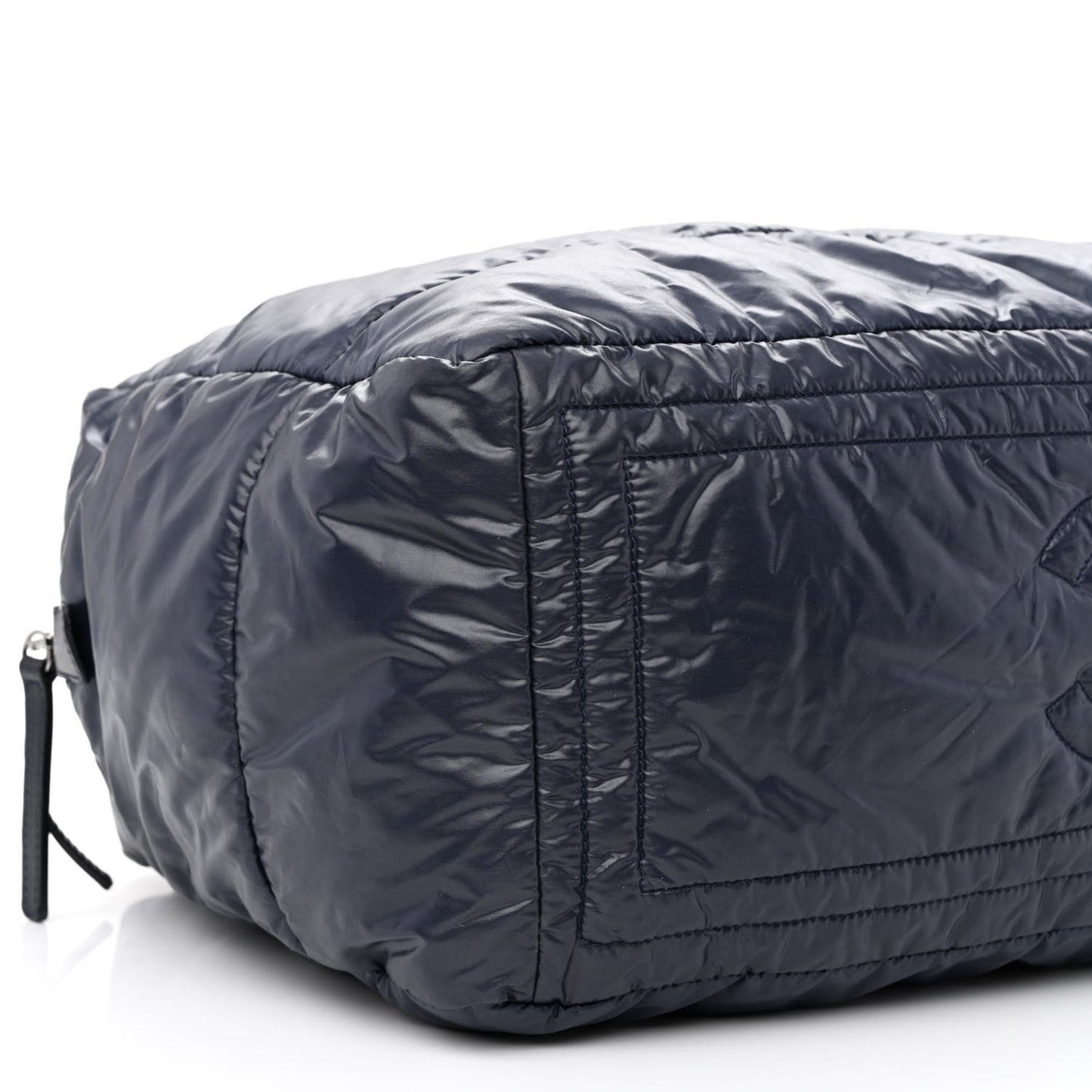 Nylon Coco Cocoon Medium Reversible Tote Navy