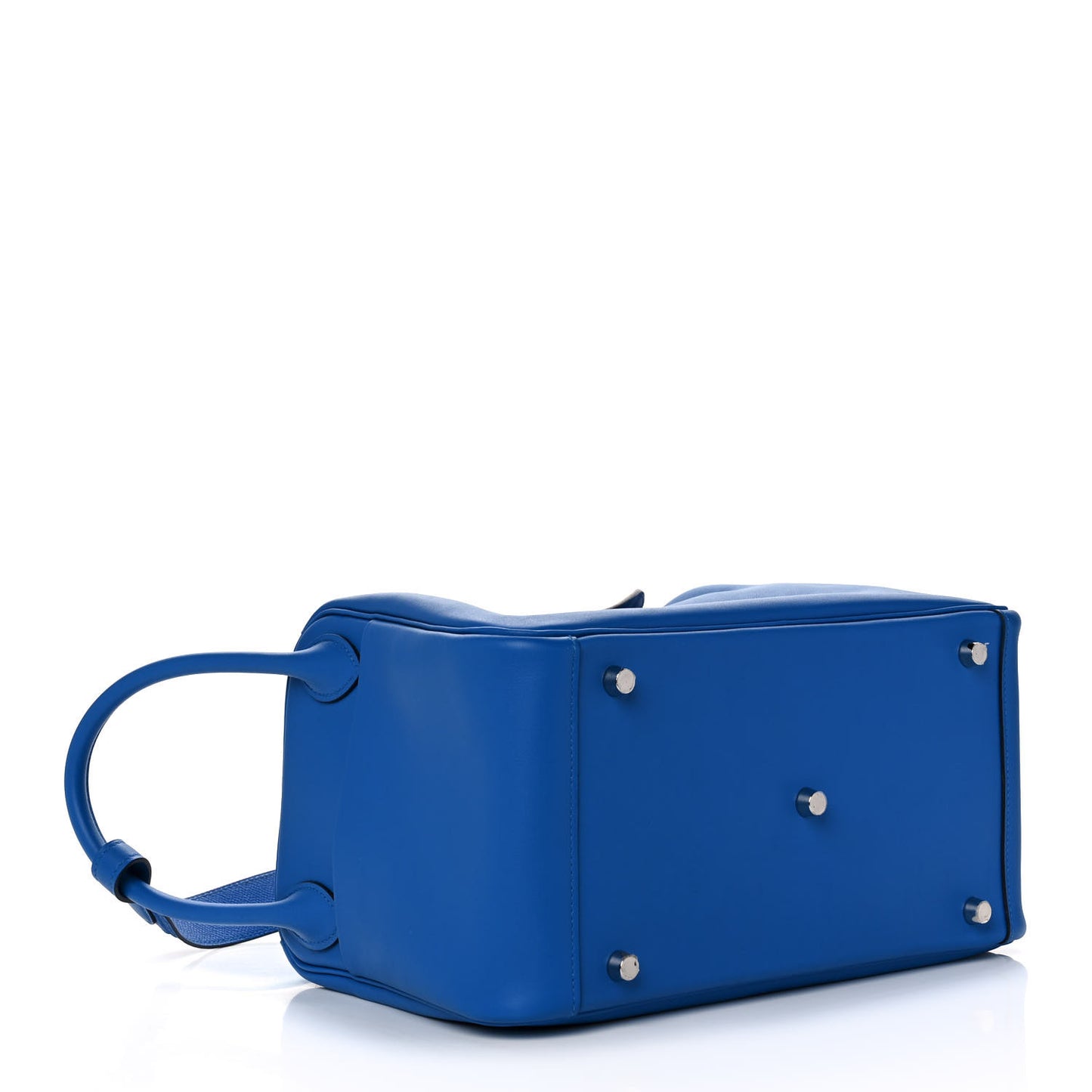 Swift Epsom Lindy 30 Tressage De Cuir Bleu Zellige Bleu Encre Rouge