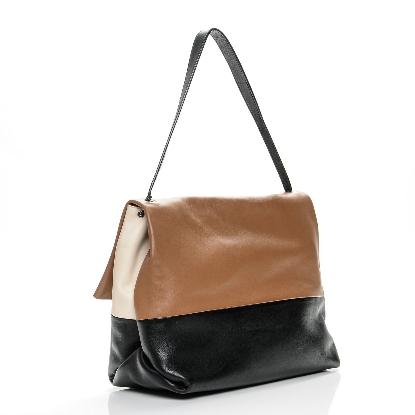 Calfskin All Soft Shoulder Bag Tan