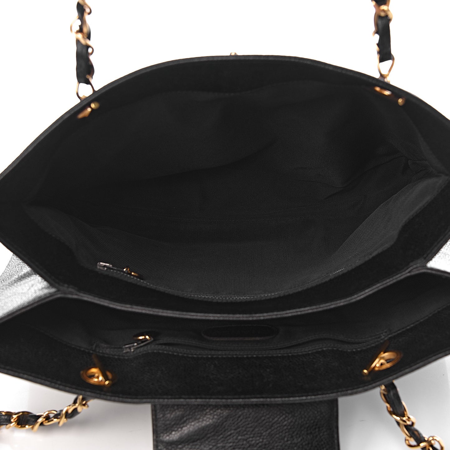Caviar Shoulder Bag Black