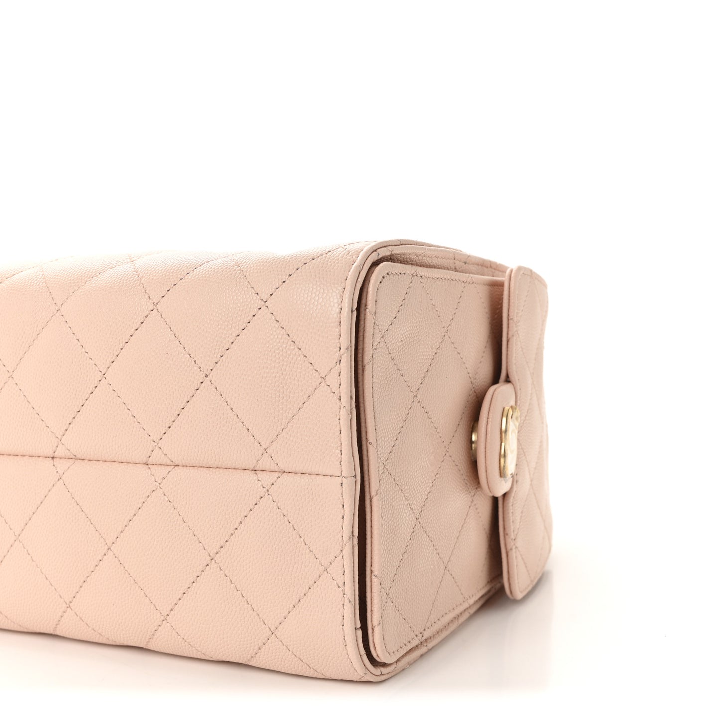 Caviar Quilted Small Chanel 25 Handbag Light Pink