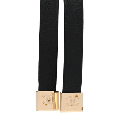 Chanel Lambskin CC Heart Choker Necklace Black 4 of 8