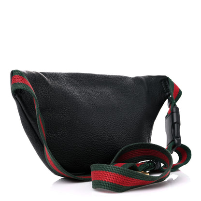Gucci Grained Calfskin Small Logo Belt Bag Black 3 of 13