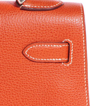 Hermes Vache Liegee Kelly Sellier 32 Brique 15 of 24