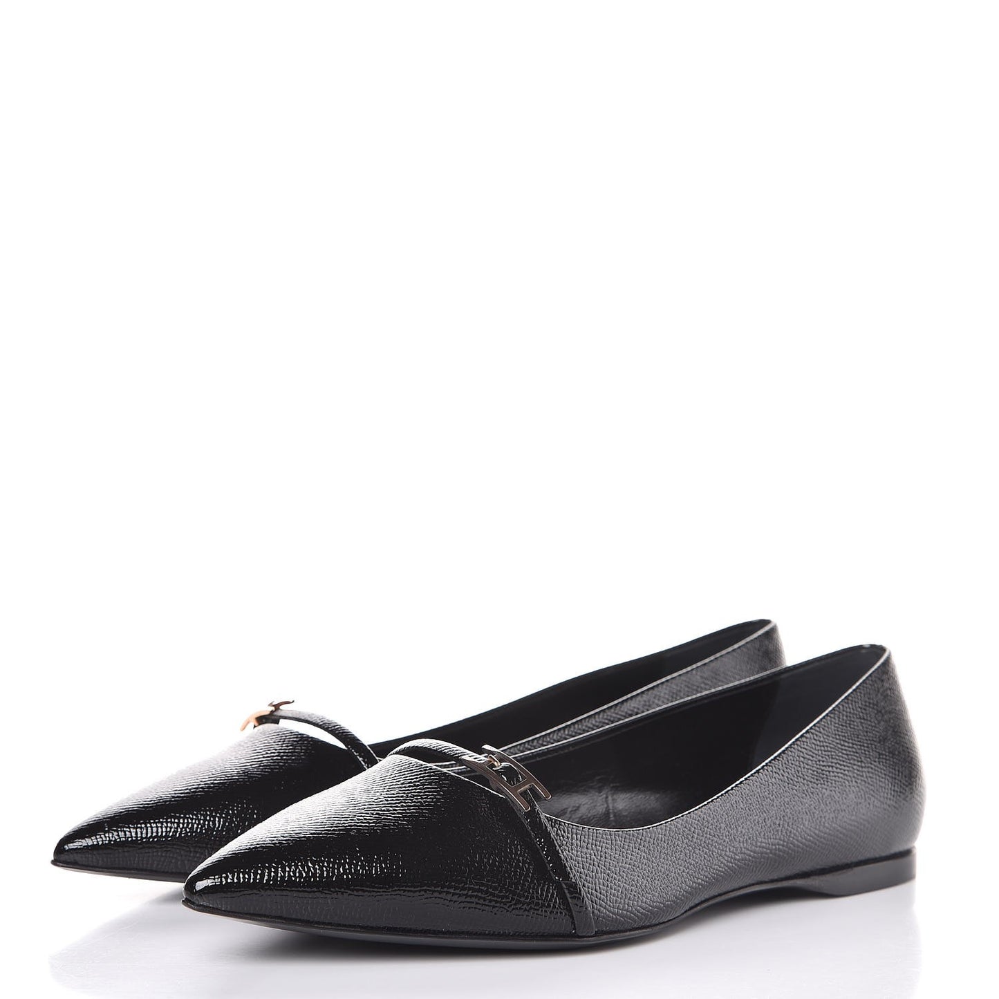 Patent Epsom Laura Ballerina Flats 38.5 Black