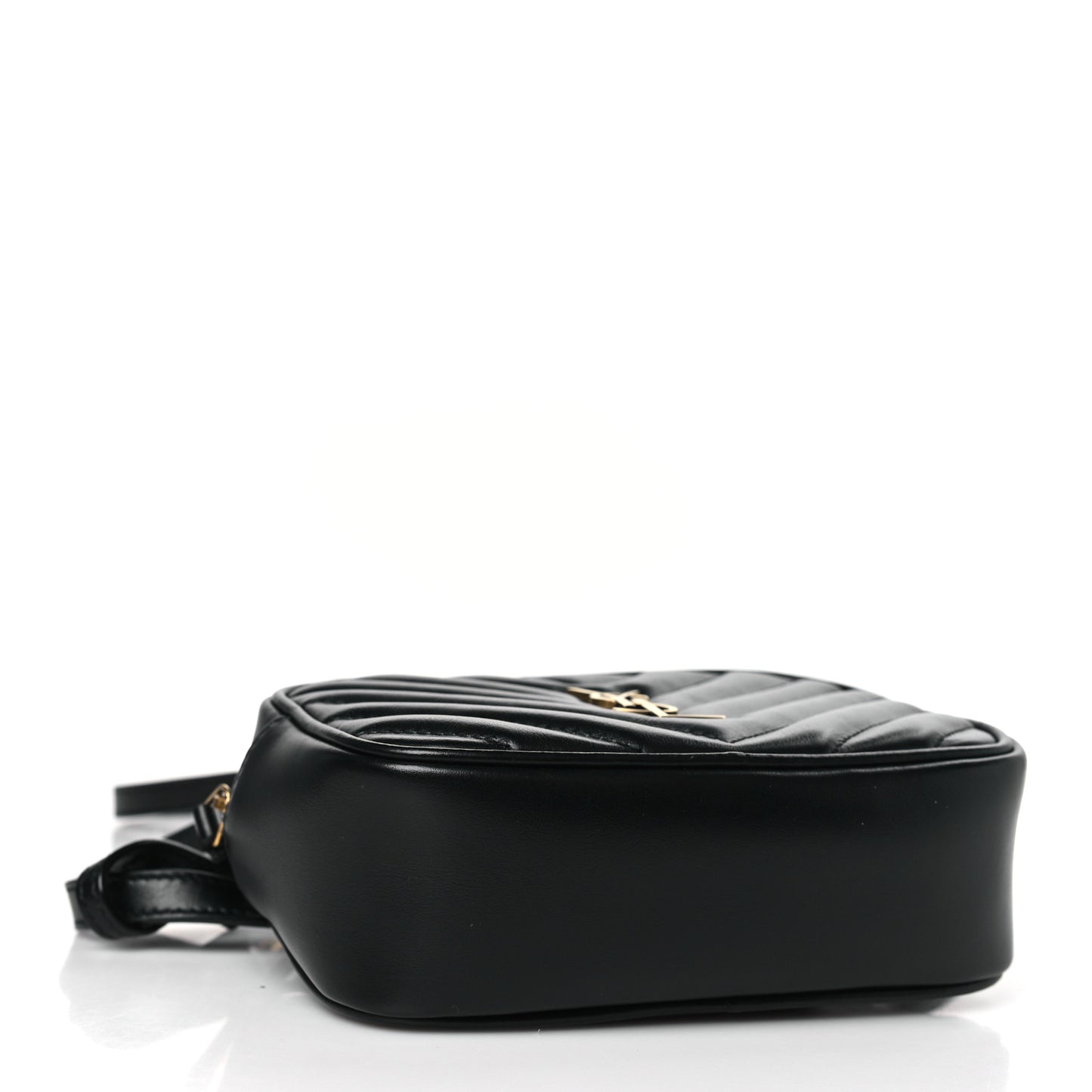 Calfskin Matelasse Monogram Lou Belt Bag Black