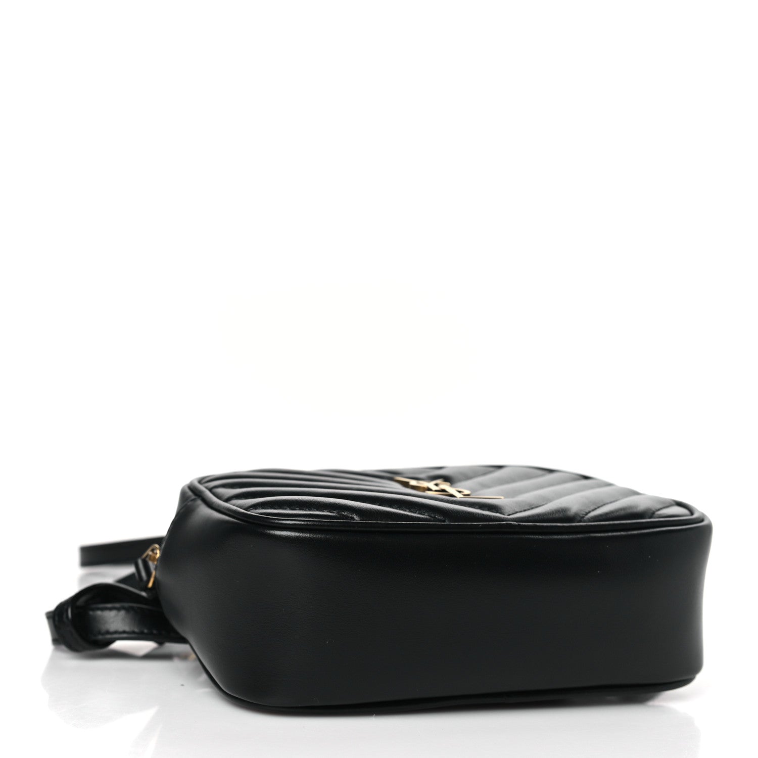 Saint Laurent Calfskin Matelasse Monogram Lou Belt Bag Black 4 of 9