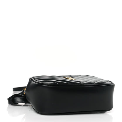 Saint Laurent Calfskin Matelasse Monogram Lou Belt Bag Black 4 of 9